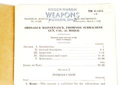 War Dept. Technical Manual Dated March 1, 1942