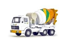 Topmix Cement Mixer - White, Yellow & Green