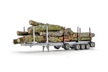 5-Axle Log Trailer w/Metal Bunks