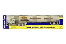 Mack Granite MP w/Lowboy Trailer - White/Black