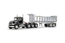 Mack Granite 8x4 w/Dump Trailer & Gravel Load