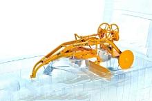 Caterpillar Terracer Machine - Yellow - 1:16