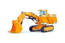 Demag H185 Front Shovel - Vintage Yellow