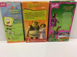 Lot of 5 Character Barbies-NIB Including