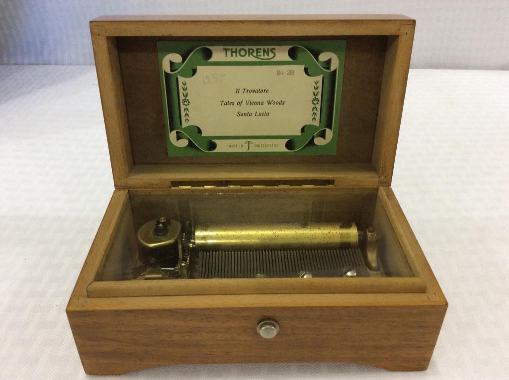 Lot of 2 Music Boxes Including