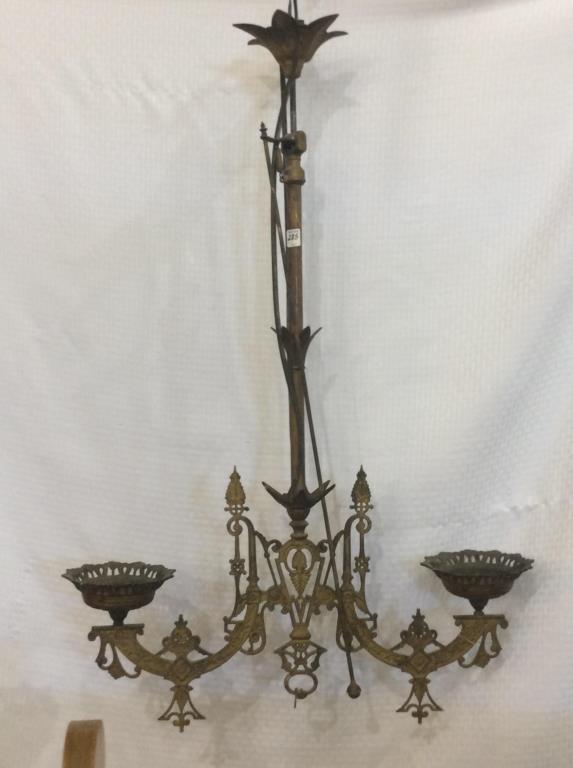Iron Kerosene Lamp Chandelier