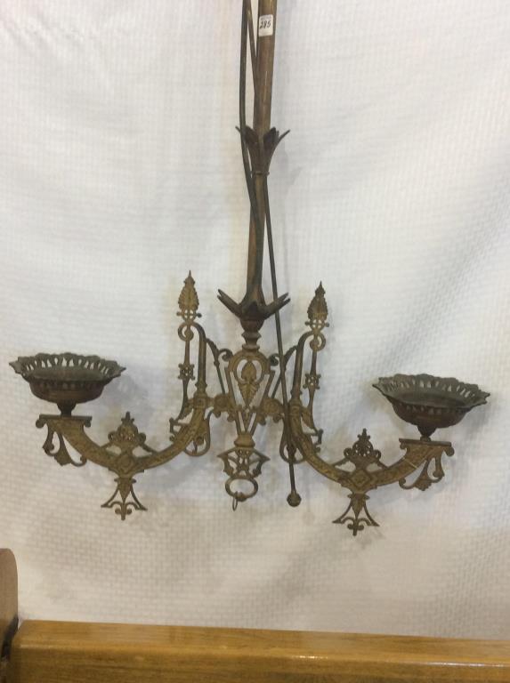 Iron Kerosene Lamp Chandelier