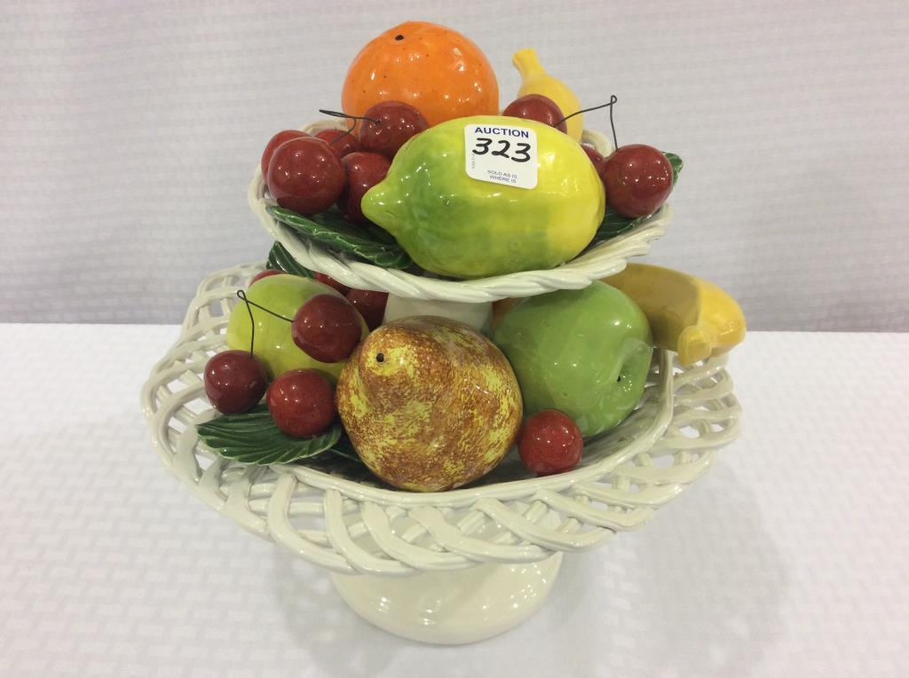 Capidonmonte Style Pedestal Fruit