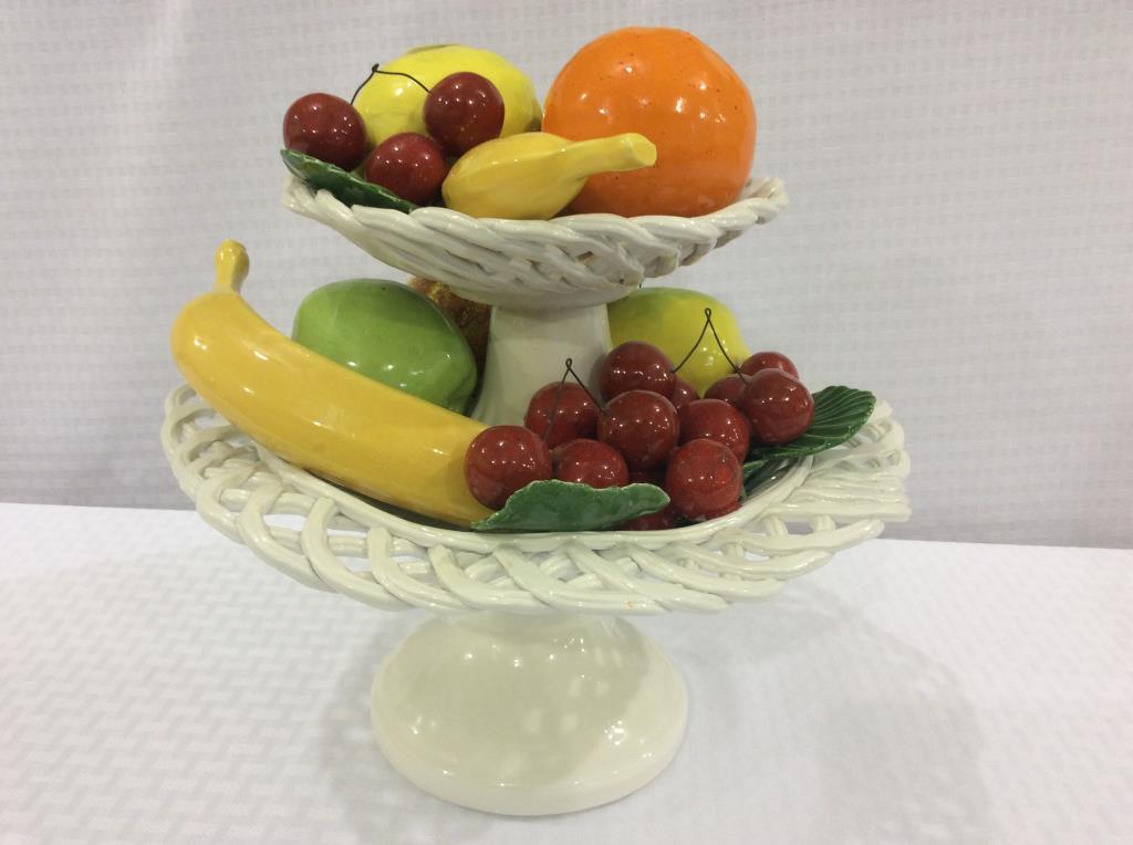 Capidonmonte Style Pedestal Fruit