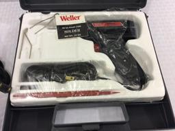 Lot of 3 Including Weller Soldering Gun in Case,