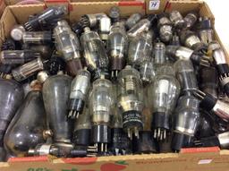 Lg. Box of Mostly Larger Radio Tubes
