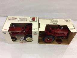 Lot of 2-1/16th Scale Die Cast Tractors in Boxes