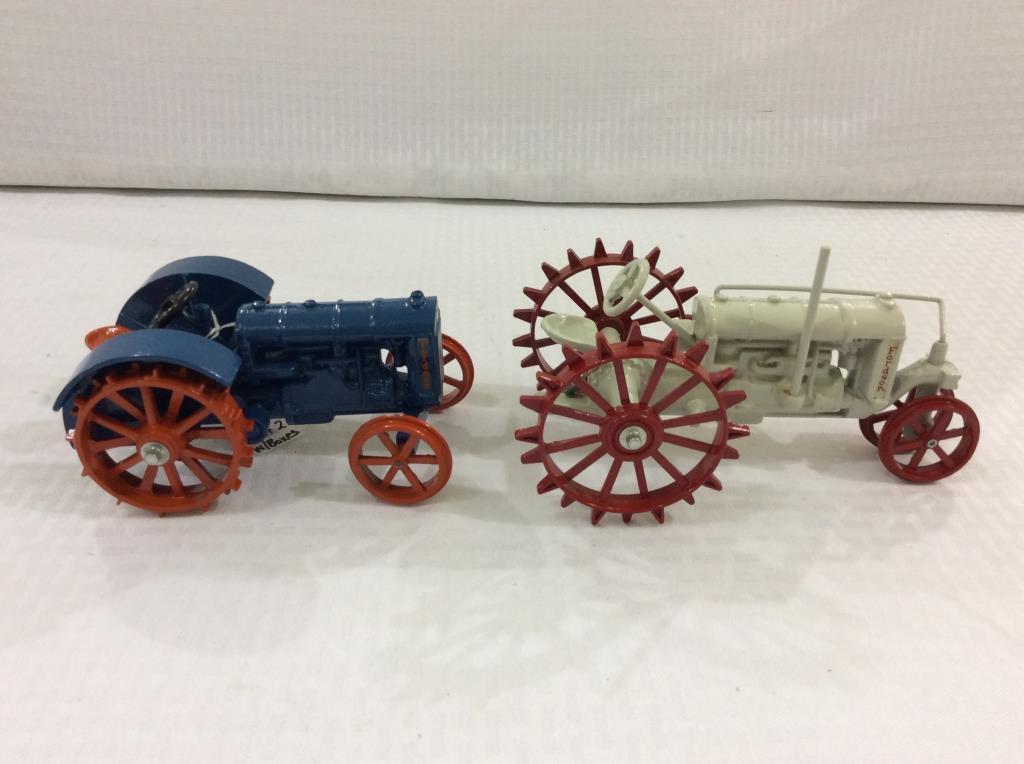 Lot of 2-1/16th Scale Model Iron Wheel Toy