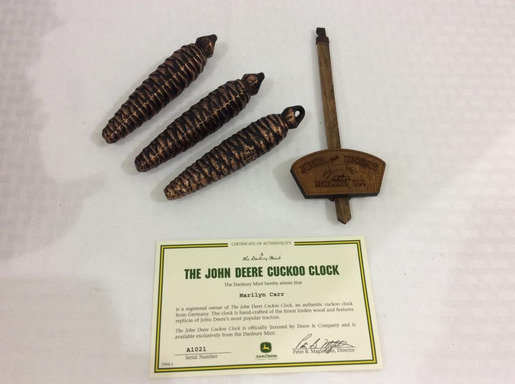 The John Deere Cuckoo Clock by Danbury Mint