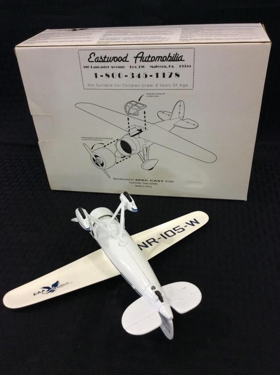 Lot of 3 Die Cast Airplane Banks in Boxes