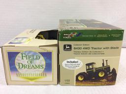 Lot of 2 John Deere 1/32 Scale Tractors by Ertl