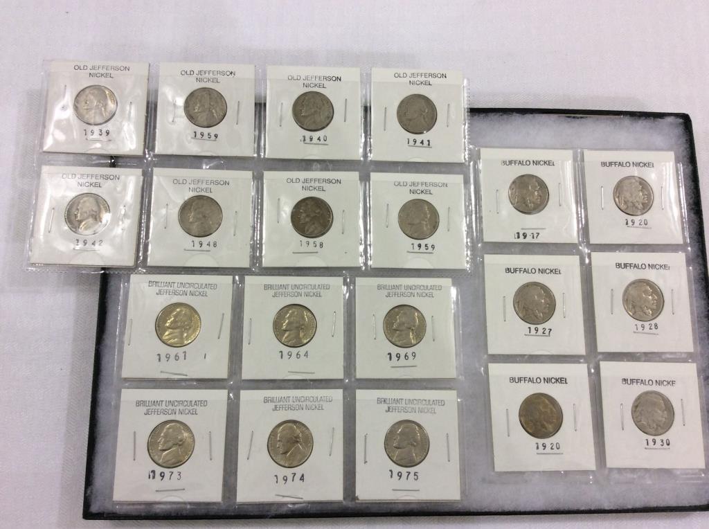 Collection of 38  Nickels Including