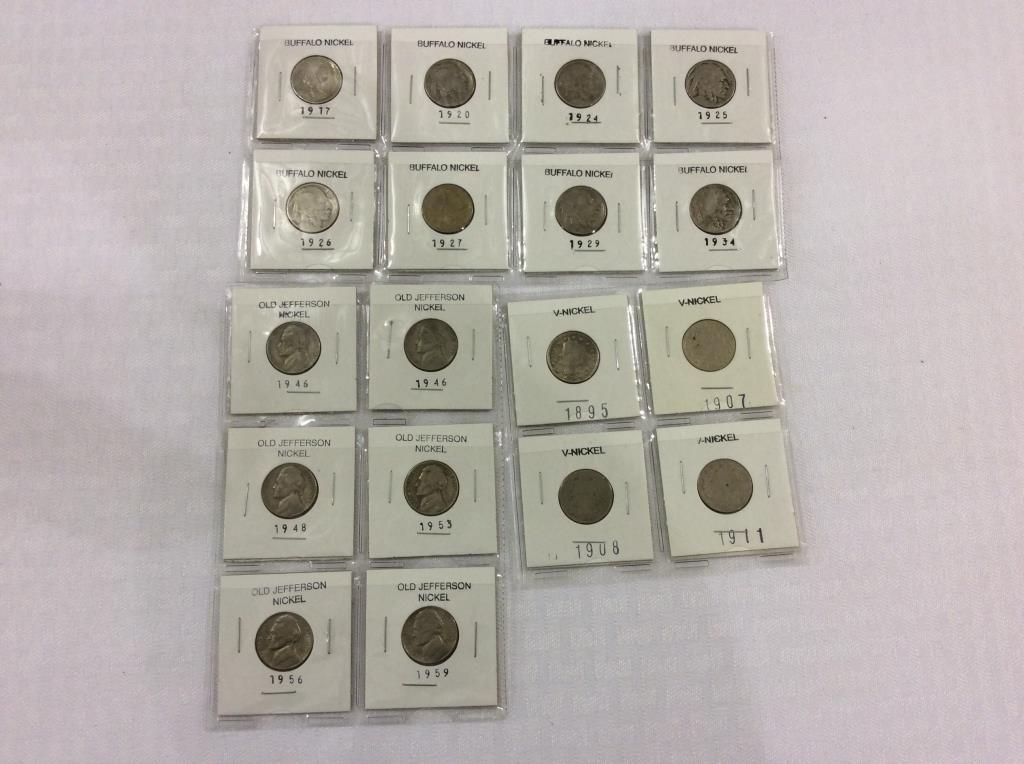 Collection of 38  Nickels Including