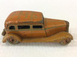 Vintage Key Wind Tin Toy Car