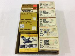Lot of 9 Full Boxes of 12 Ga Ammo