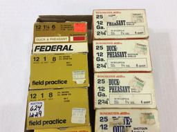 Lot of 9 Full Boxes of 12 Ga Ammo