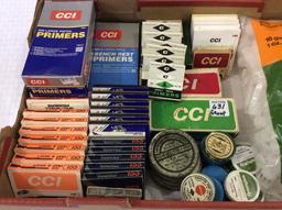 Lg. Group of Various Primers, Wads & Caps
