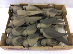 Box of Approx. 18 Dove Decoys w/ Wire