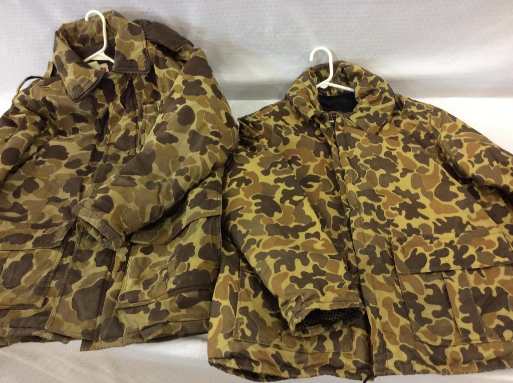Group of Camo-Hunting Jackets & Vests-