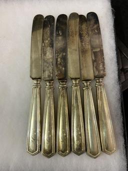 Matched Set of Sterling Silver Flatware-