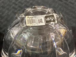 Pair of Sm. Lead Crystal Serving Bowls Including