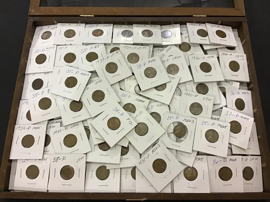 Collection of Approx. 300-1930's Wheat Pennies