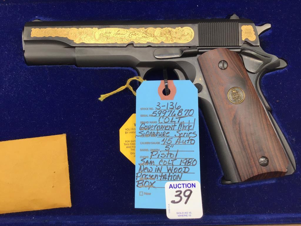 Very Nice Colt Government Model Signature Series