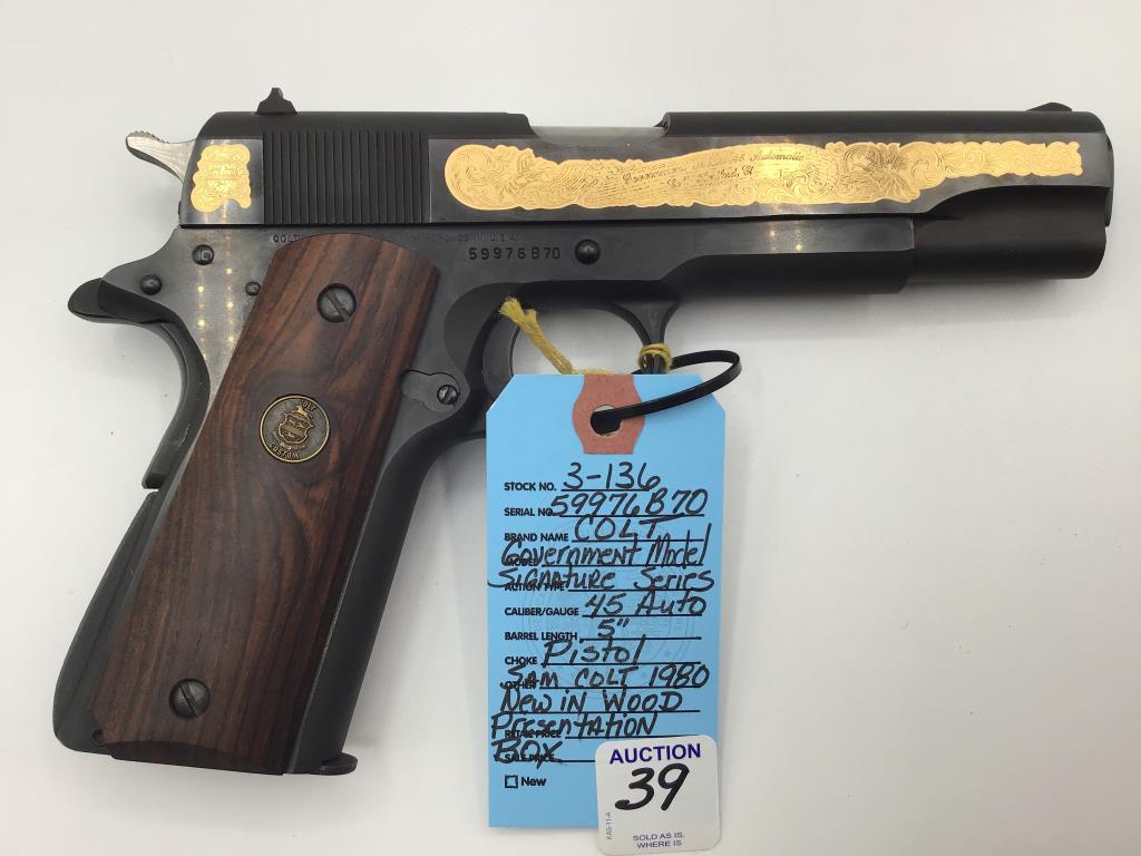 Very Nice Colt Government Model Signature Series