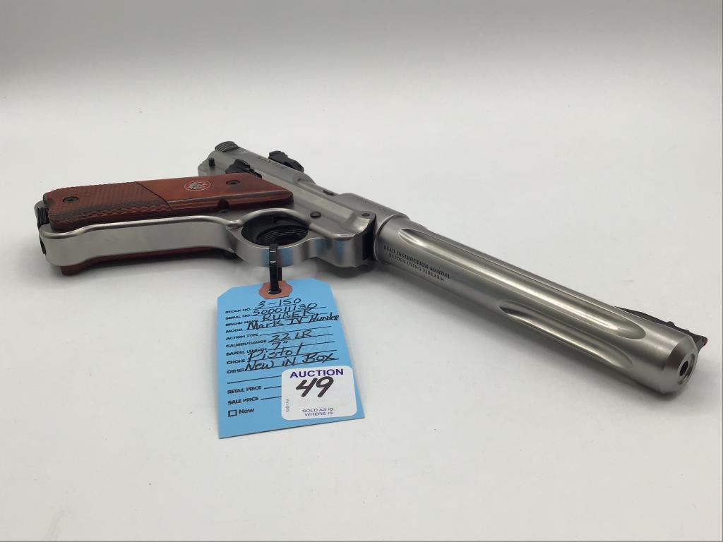 Ruger Mark IV Hunter 22LR Pistol-New in Box