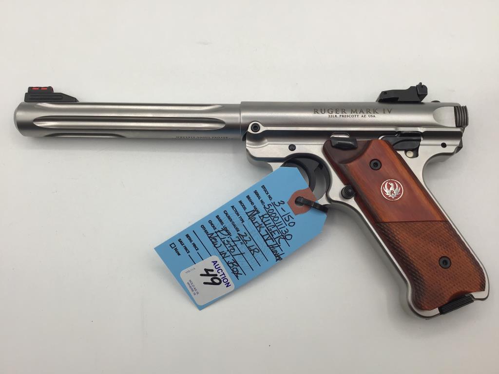 Ruger Mark IV Hunter 22LR Pistol-New in Box
