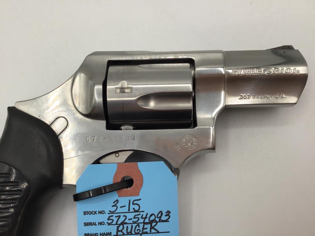 Ruger SP101 Dbl Action 357 Mag Revolver