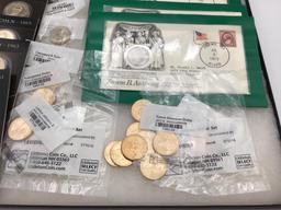 Collection of Coins Including 2-Susan B. Anthony