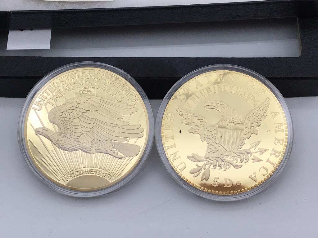 Lot of 2 Gold Dream REPLICA Rounds by American