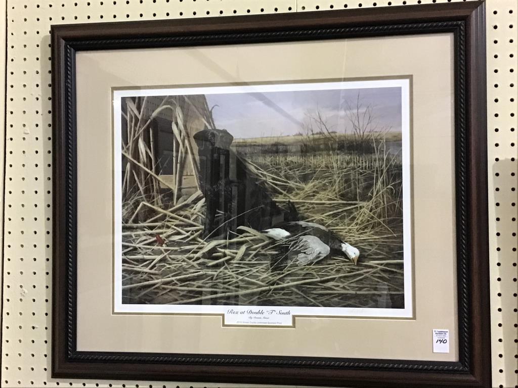 Lg. Framed 2010 Illinois Ducks Unlimited Sponsor