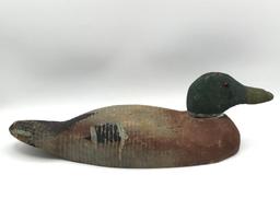 Lot of 2 Wood Decoys Including Victor