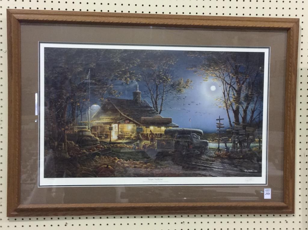 Framed, Signed & Numbered Terry Redlin Print-1995