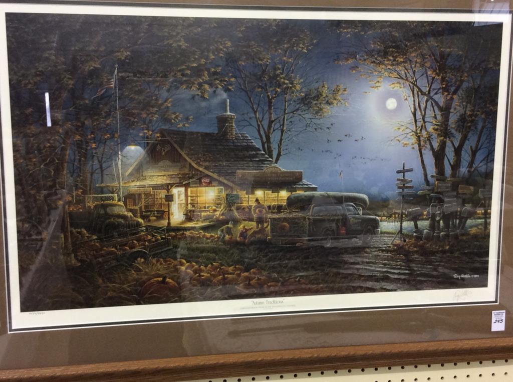 Framed, Signed & Numbered Terry Redlin Print-1995