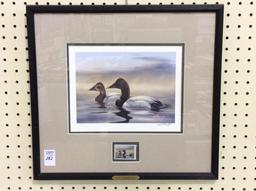 Framed-Signed Ducks Unlimited 1995