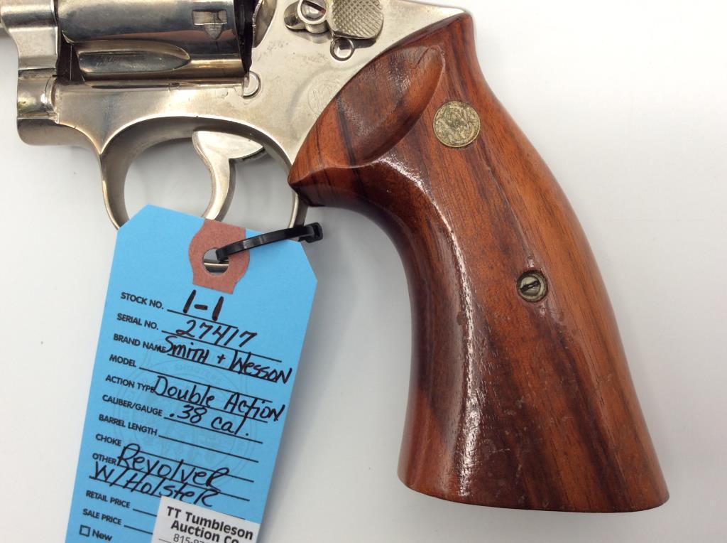 Smith & Wesson Dbl Action .38 Cal Revolver