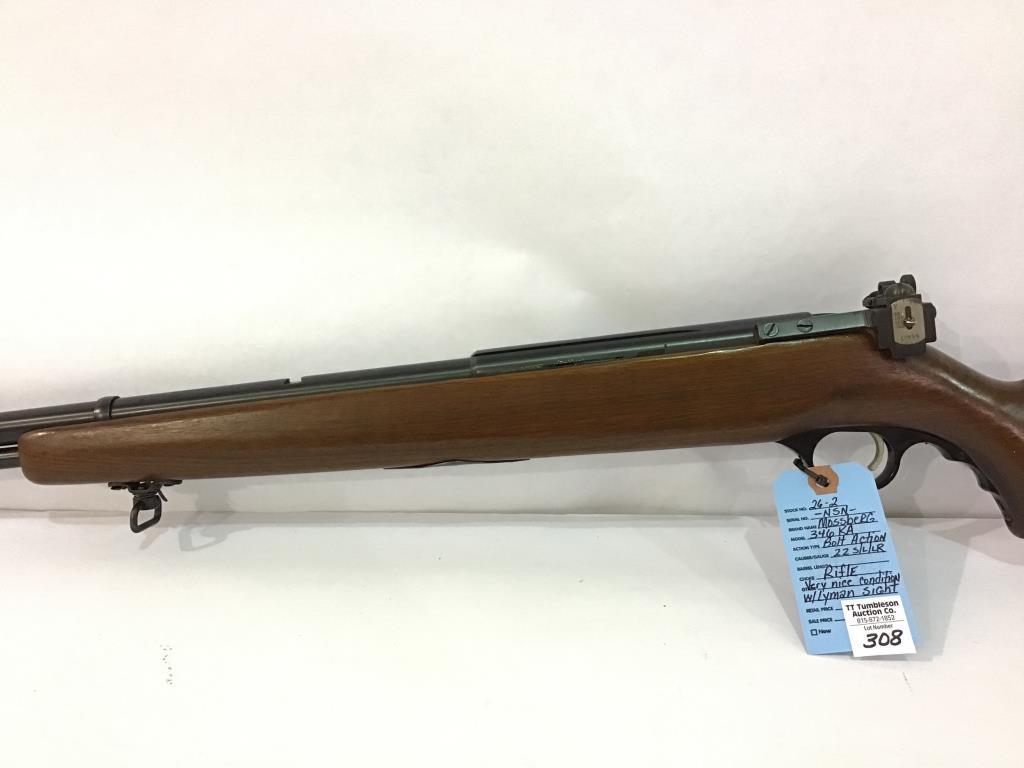 Mossberg Model 346KA Bolt Action 22 S/L/LR Rifle