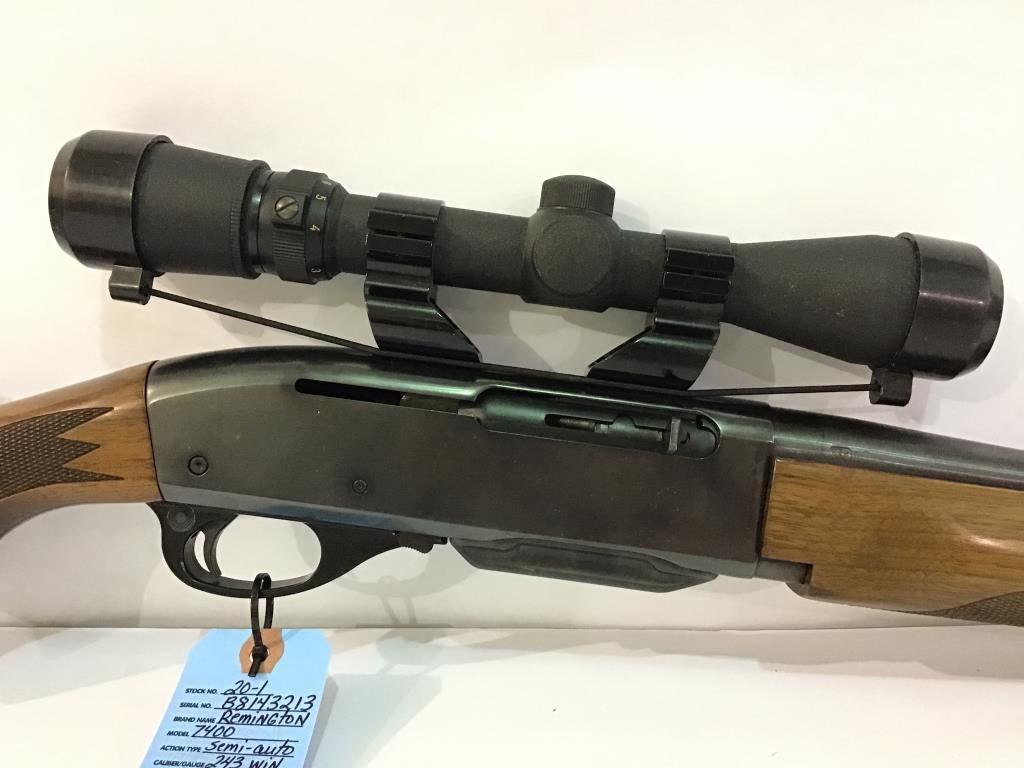 Remington Model 7400 Semi Auto .243 Win Rifle