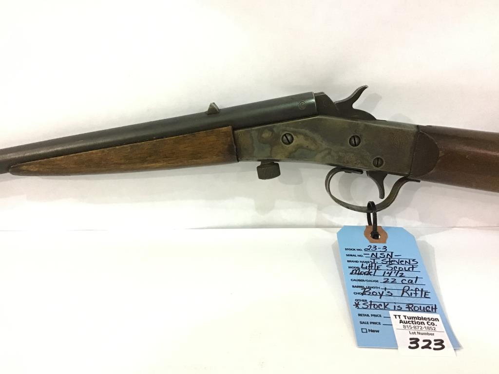 J. Stevens Little Scout Model 14 ½ 22 Cal Boy's