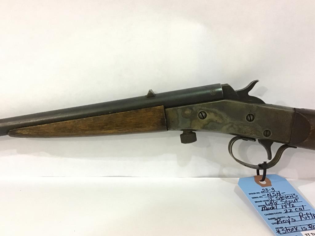 J. Stevens Little Scout Model 14 ½ 22 Cal Boy's