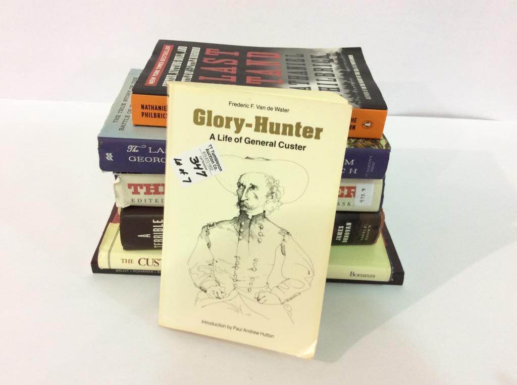 Lot of 7 Books on Custer  Including 3-Soft Cover