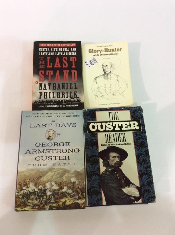 Lot of 7 Books on Custer  Including 3-Soft Cover